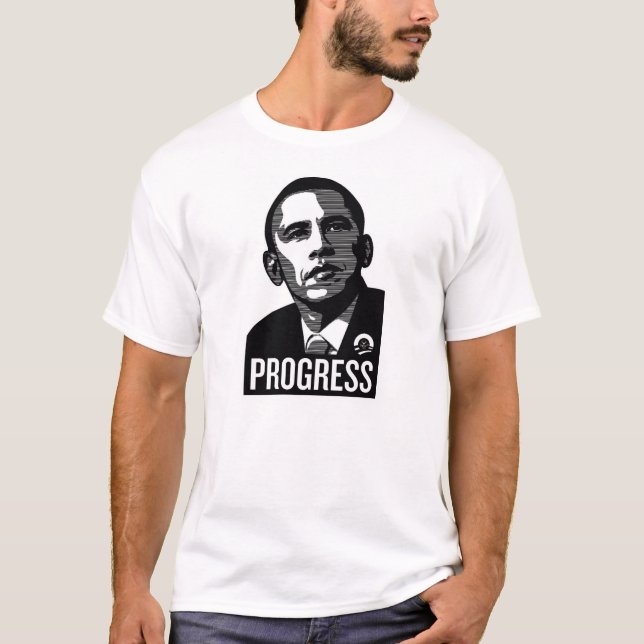 Barack Obama Progress Tshirt (Front)