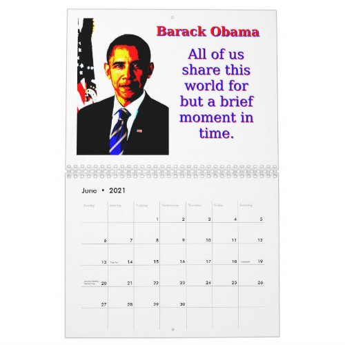 Barack Obama Quotes Calendar