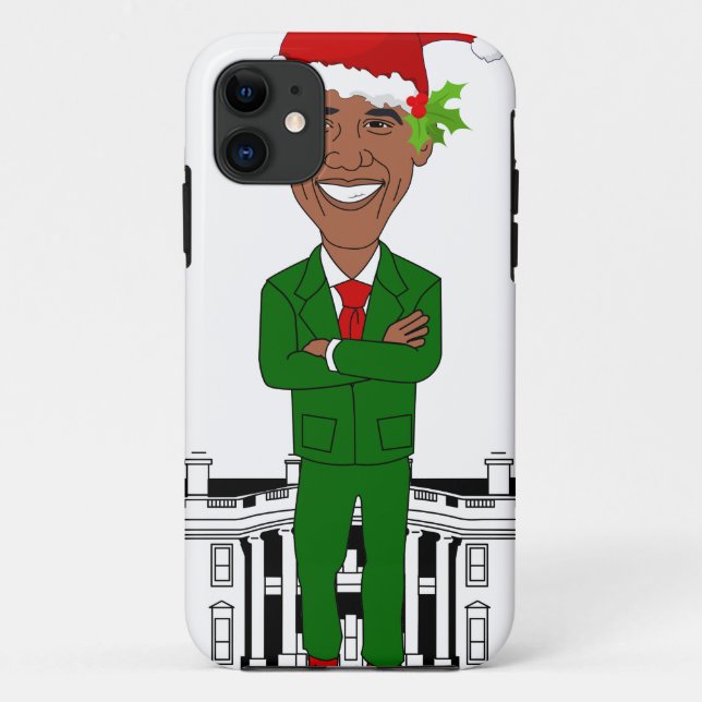 barack obama santa claus Case-Mate iPhone case (Back)