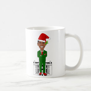 barack obama santa claus coffee mug