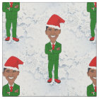 barack obama santas fabric