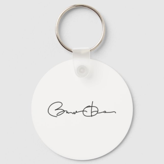 Barack Obama Signature Keychain (Front)