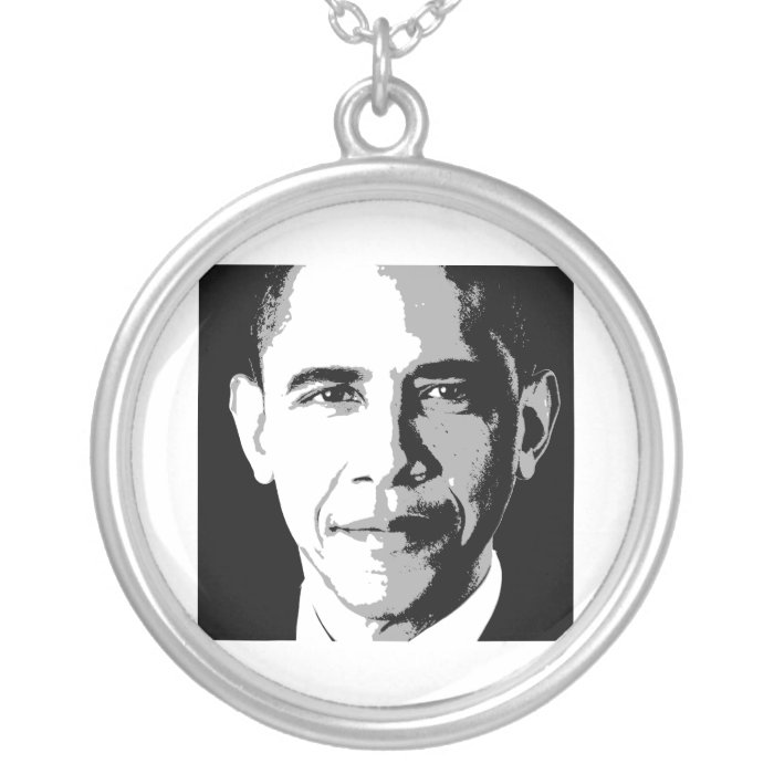 BARACK OBAMA SQUARE PORTRAIT  .png Jewelry