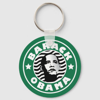Barack Obama Star Caffeine Keychain