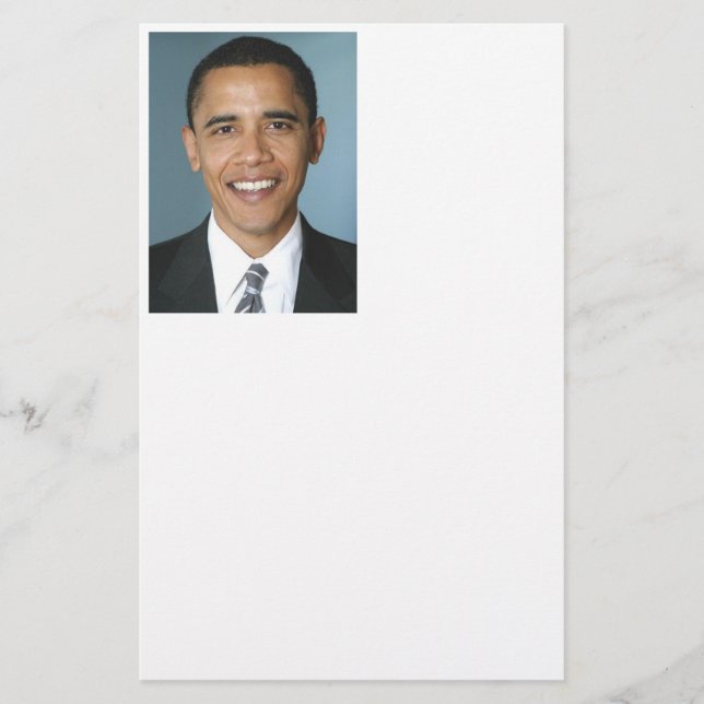 Barack Obama Stationery (Front)