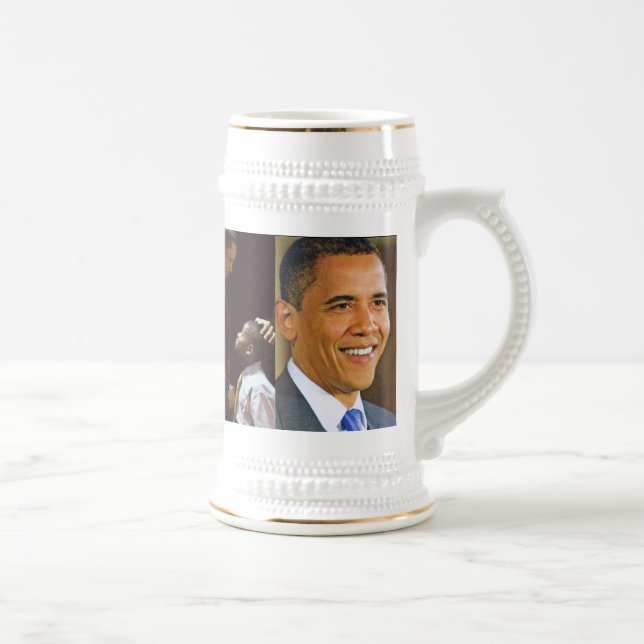 BARACK OBAMA stein (Right)