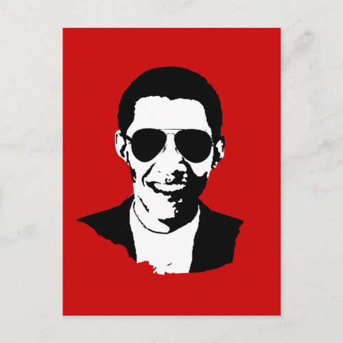 Barack Obama sunglasses Postcard