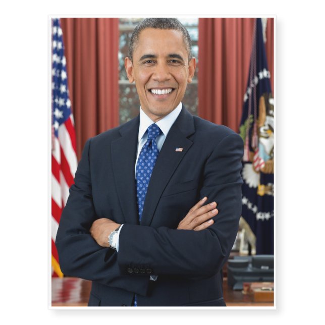 Barack Obama Temporary Tattoos (Front)