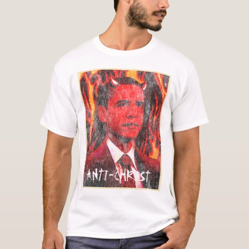 Barack Obama The Anti_Christ T_Shirt