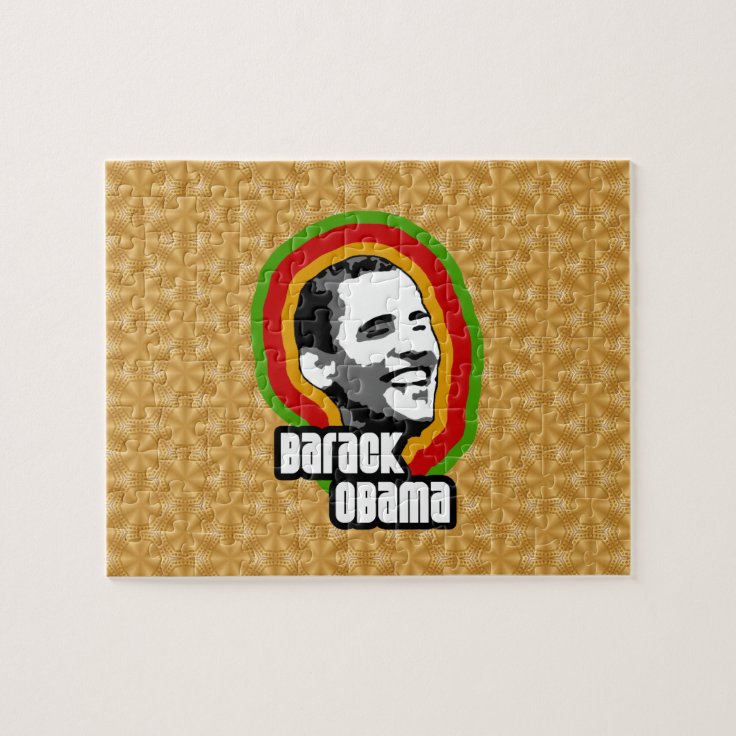 Barack Obama Throwback Jigsaw Puzzle Zazzle