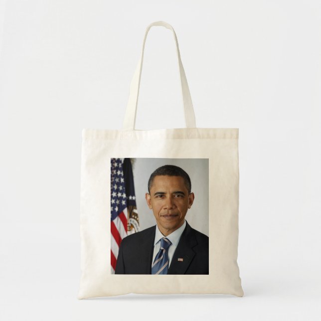 Barack Obama Tote Bag (Front)