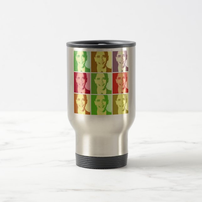 Barack Obama Travel Mug (Center)