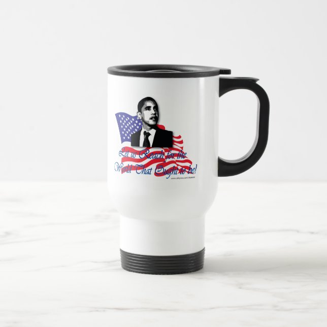 Barack Obama Travel Mug (Right)