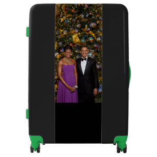 Barack Obama US President White House Christmas Luggage