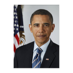 Barack Obama US President White House Portrait Acrylic Print