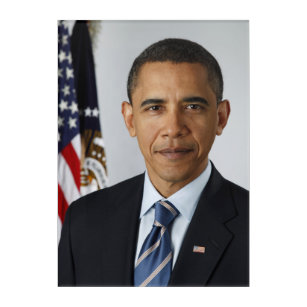 Barack Obama US President White House Portrait  Acrylic Print