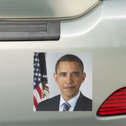 Barack Obama US President White House Portrait  Car Magnet