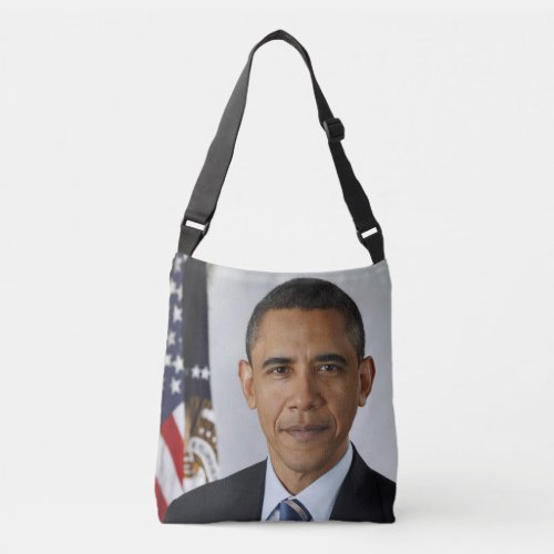 Barack Obama US President White House Portrait  Crossbody Bag