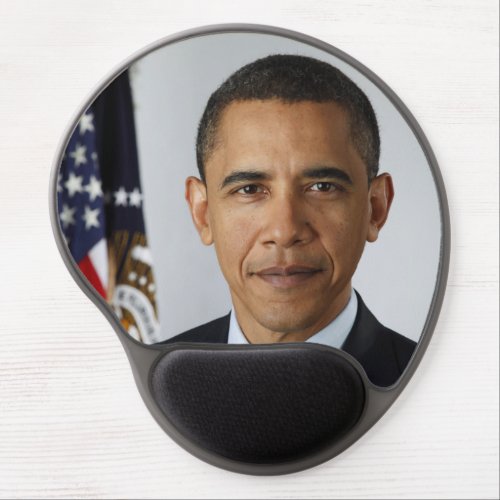 Barack Obama US President White House Portrait  Gel Mouse Pad