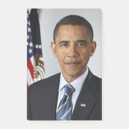Barack Obama US President White House Portrait  Post_it Notes
