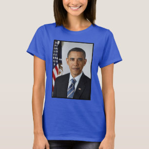 Barack Obama US President White House Portrait  T-Shirt