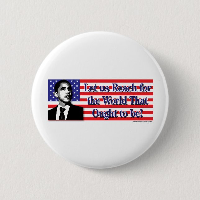 Barack Obama/USA Button (Front)