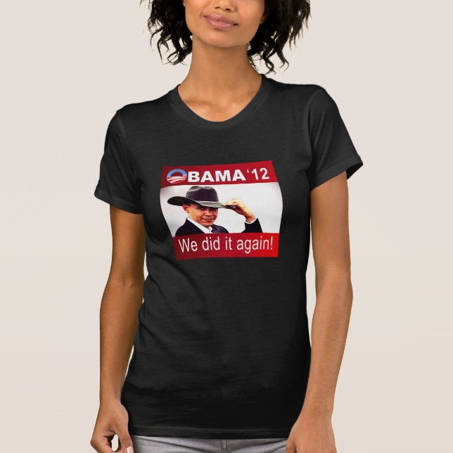 Barack Obama Victory 2012 T-Shirt (Front)