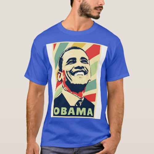 Barack Obama Vintage Colors T_Shirt