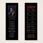 Barack Obama with JFK - Bookmarker (Front & Back)