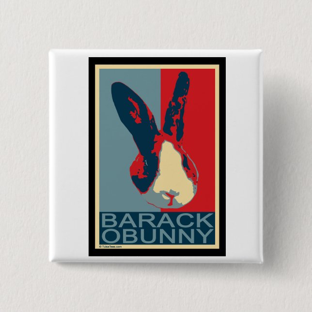 Barack Obunny Button (Front)