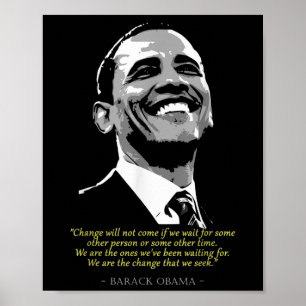 Barack President Obama Quote Poster