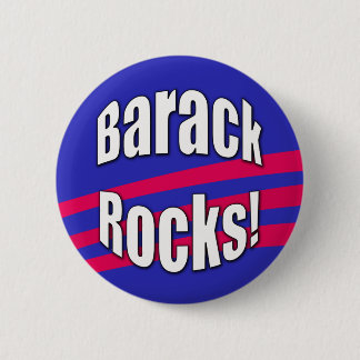 Barack Rocks! Button