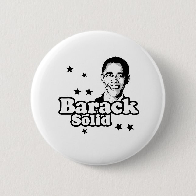 BARACK SOLID PINBACK BUTTON (Front)