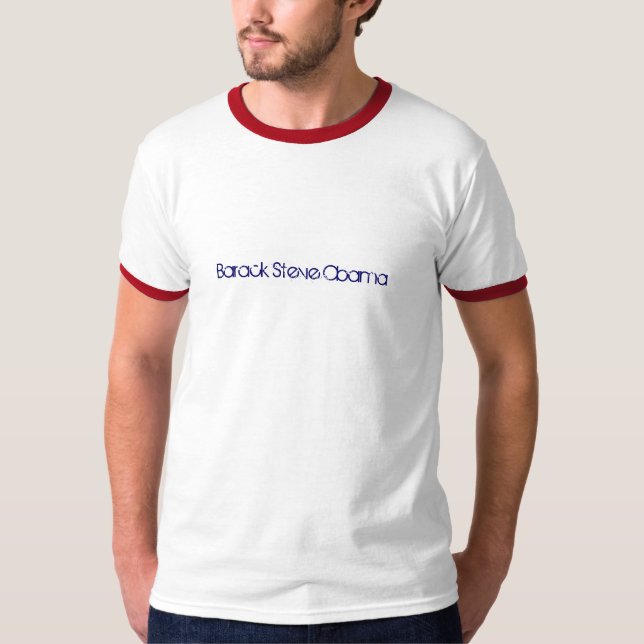Barack Steve Obama T-Shirt (Front)