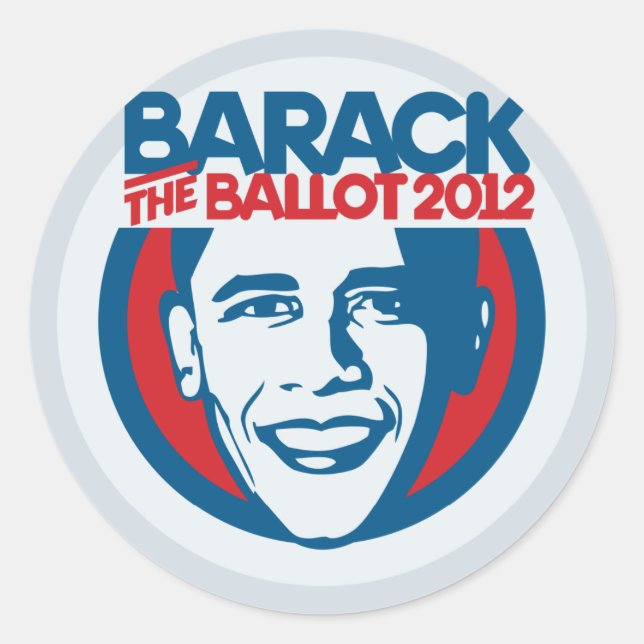 Barack the Ballot 2012 Stickers (Front)