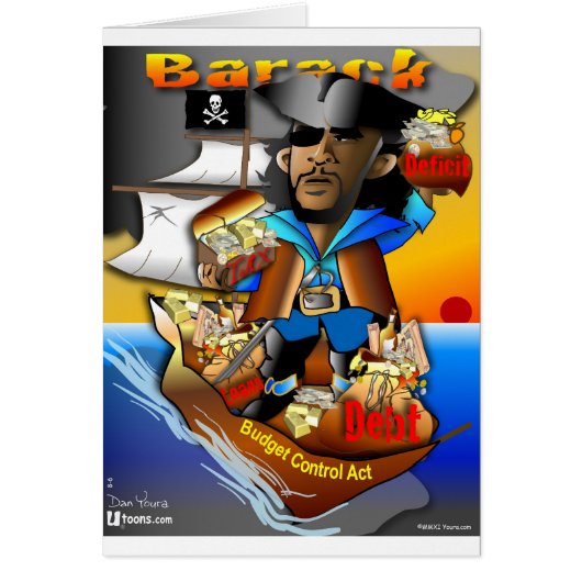 Barack The Pirate Cards (Front)