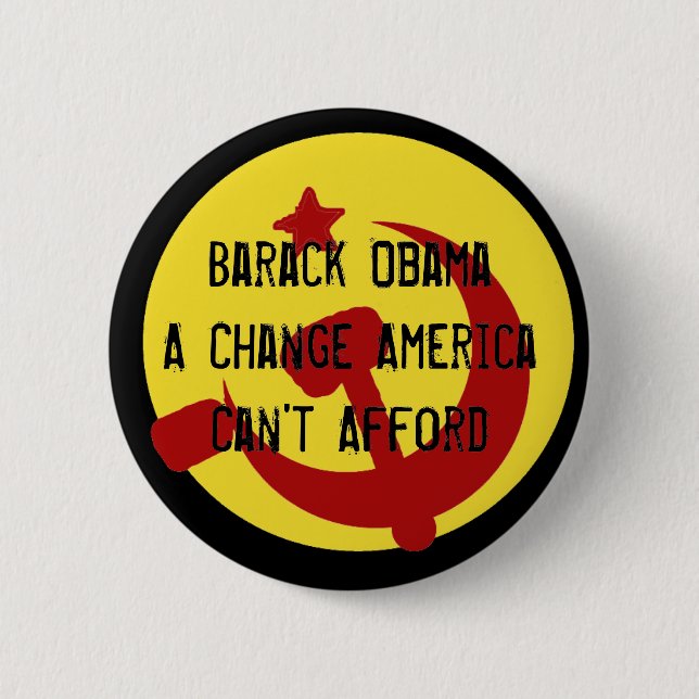 BarackObamaschange, Barack ObamaA Change Americ... Pinback Button (Front)