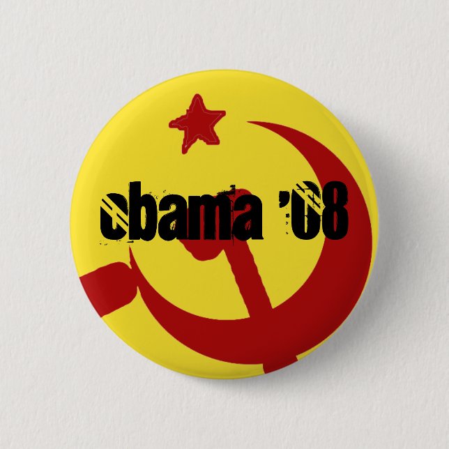 BarackObamaschange, Obama '08 Pinback Button (Front)