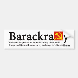 Barackracy Bumper Sticker