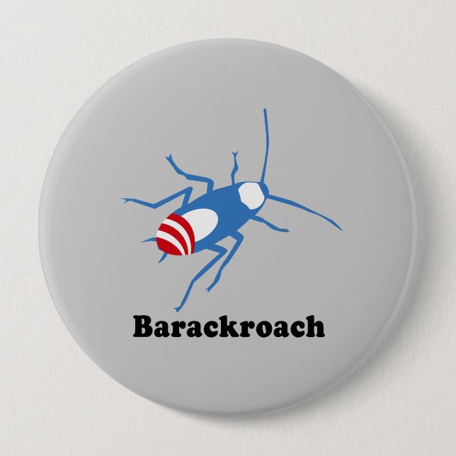 BARACKROACH PINBACK BUTTON (Front)