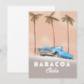 Baracoa Cuba Antique car (Front/Back)