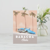 Baracoa Cuba Antique car (Standing Front)