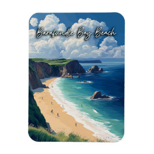 Barafundle Bay Beach Wales  Magnet