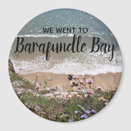 Barafundle Bay Pembrokeshire Wales Landscape Photo Magnet