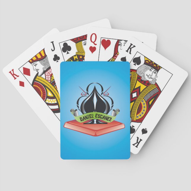 Baraja Daniel Escánez Poker Cards (Back)