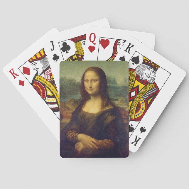 Baraja de cartas de la mona lisa poker cards (Back)