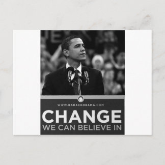 Barak Obama Collection Postcard