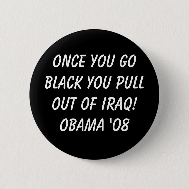 Barak Obama Pinback Button (Front)