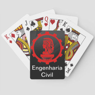 Baralho Poker Engenharia Civil Cards