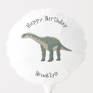 Barapasaurus cartoon illustration balloon